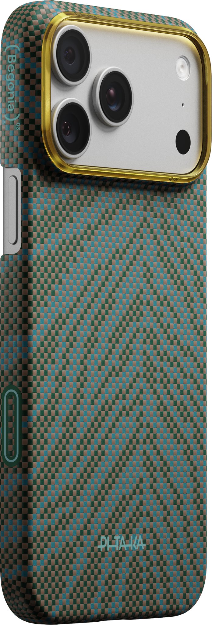 Pitaka Edge Case Breath of Veins Dive Green iPhone 17 Pro Max