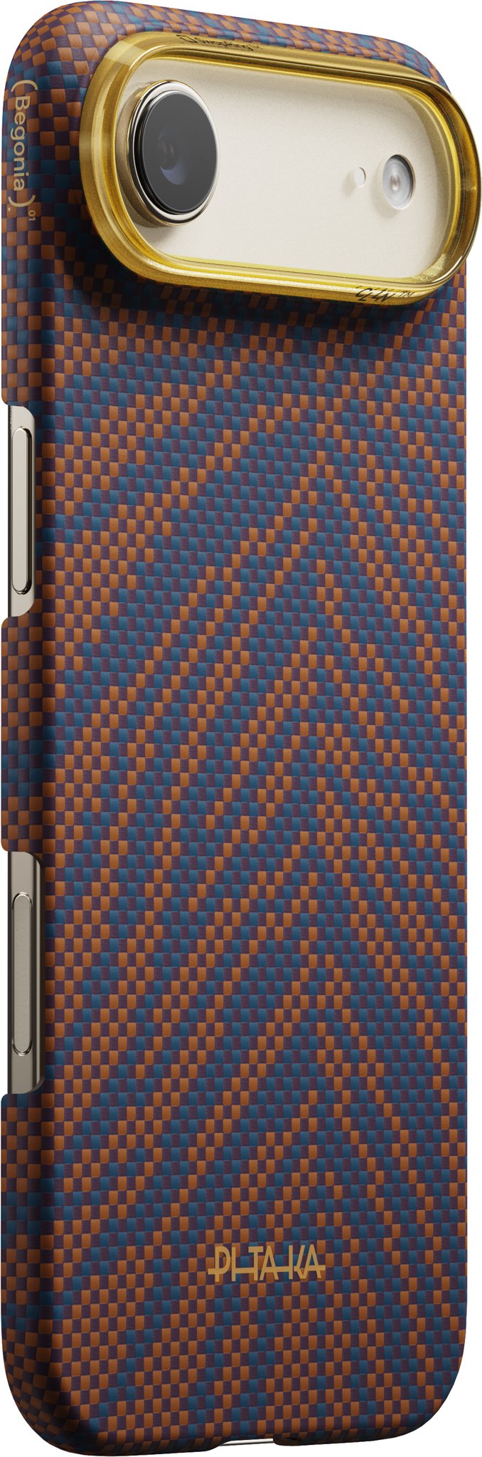 Pitaka Edge Case Breath of Veins Burning Orange iPhone Air