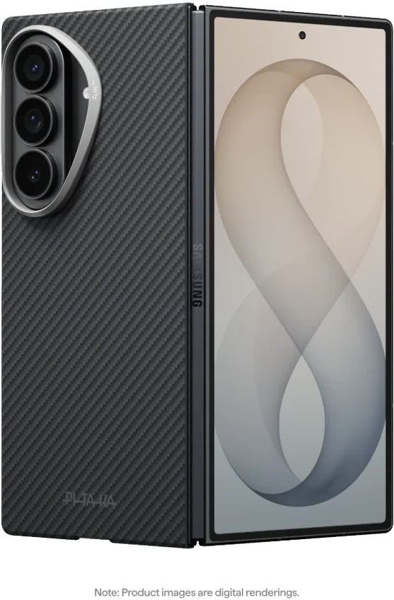 Pitaka Edge Case Full Set With Screen Protector Black/Grey Samsung Galaxy Z Fold 8 Ultra