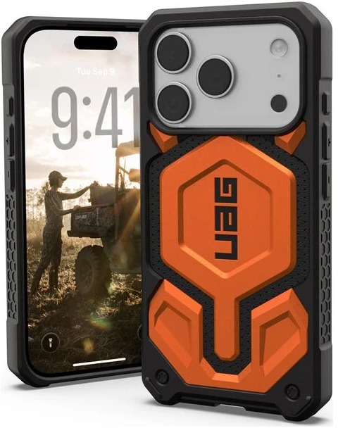 UAG Monarch Pro MagSafe Kevlar Burnt Orange iPhone 18 Pro Max/17 Pro Max