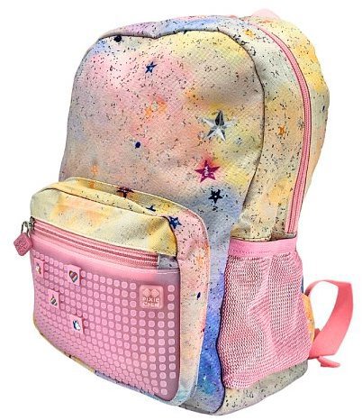 PIXIE CREW Glitternox 50 pixelů, malý batoh, růžový