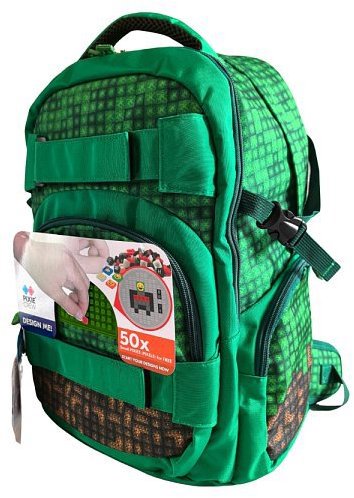 PIXIE CREW Mine&Craft 100 pixelů, studentský, zelený