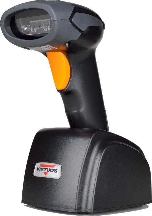 Virtuos CCD bezdrátová čtečka HW-311A v černé barvě