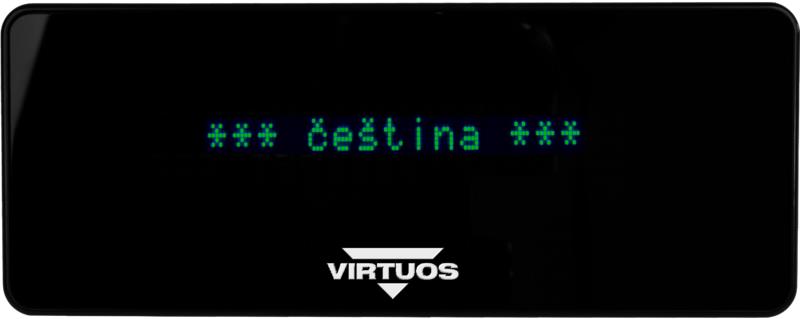 Virtuos VFD displej 20x2 pro BPOS BP-1588, černý