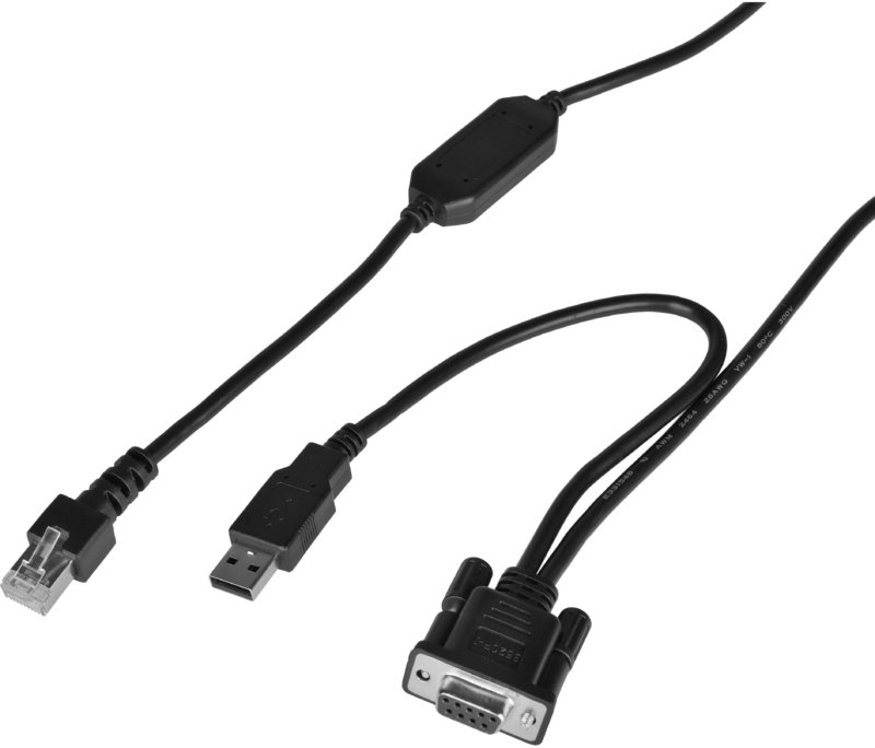Kabel RS-232 pro čtečku Virtuos HT-851A, černý