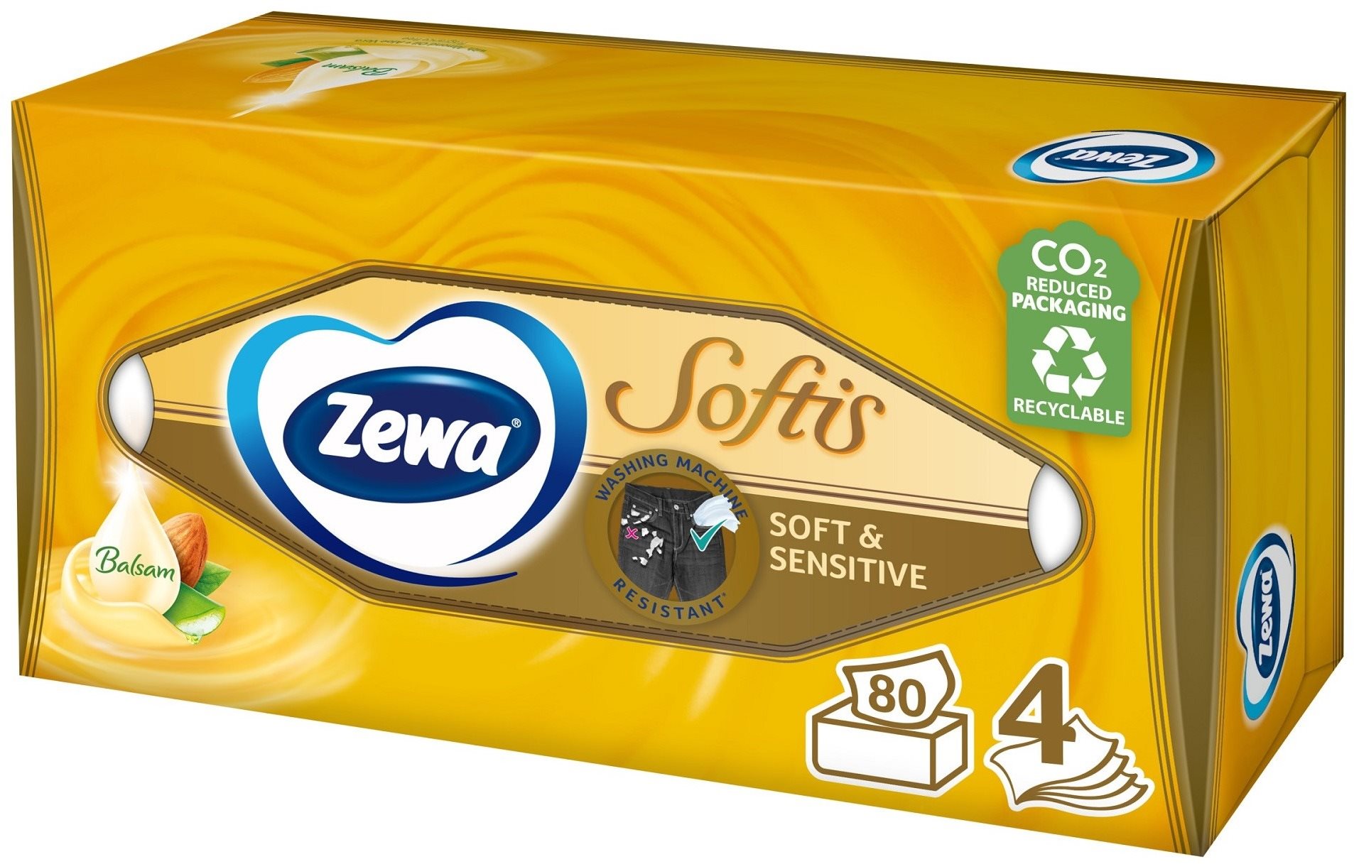 ZEWA Softis Soft & Sensitive BOX (80 ks)