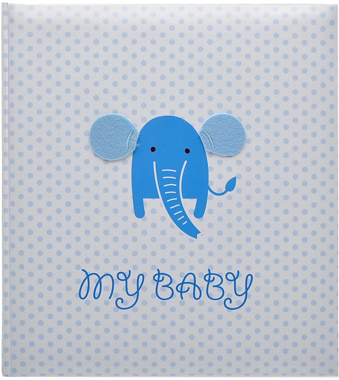 Modré fotoalbum KPH Baby elefant pro uchování dětských fotografií.