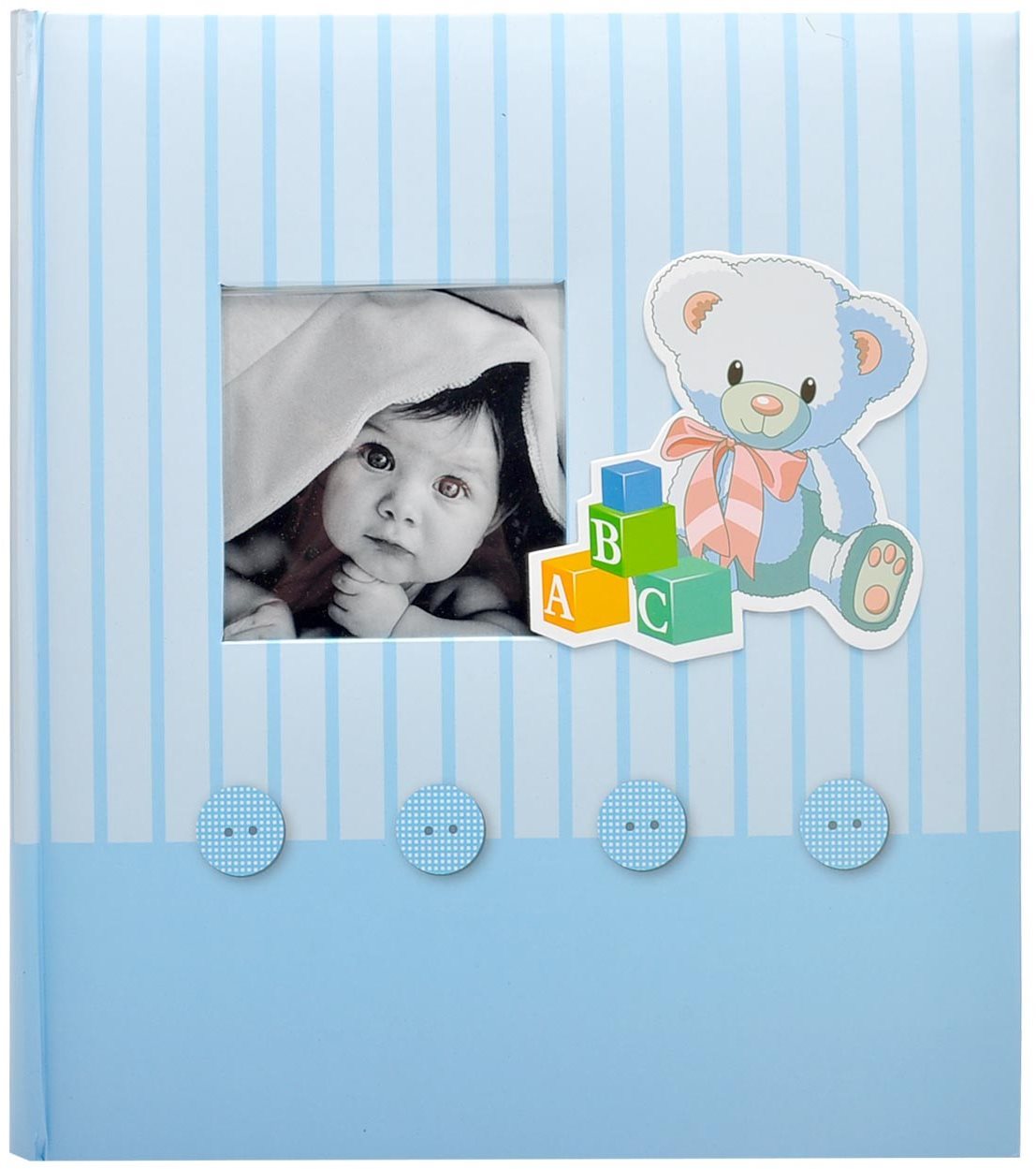 KPH Fotoalbum Baby memories modré - ideální místo pro uložení vašich nejskutečnějších fotografií z dětství vašeho dítěte.