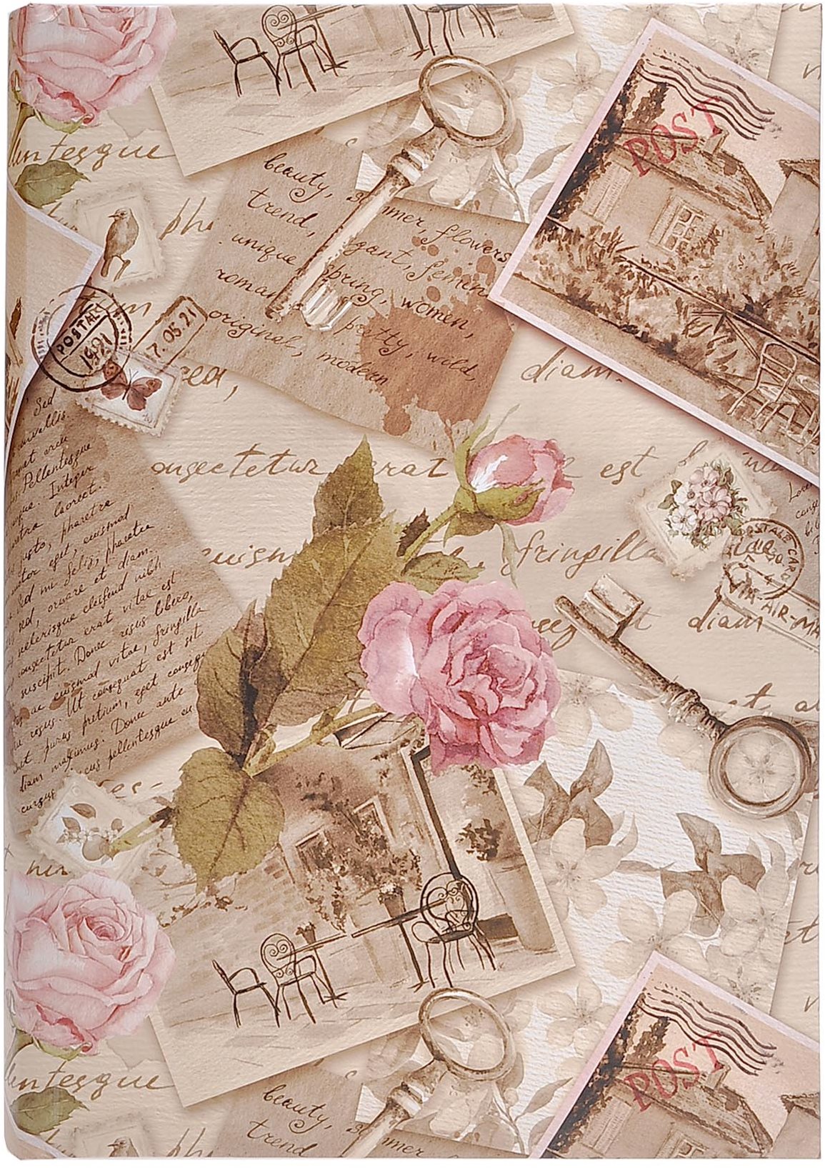 KPH Romantic roses hnědé - fotoalbum s kvalitním papírem