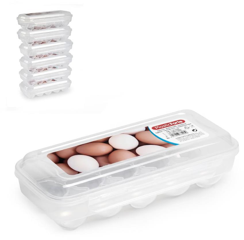Plastic Forte na 10 vajec UH čirý 27 × 13 × 7 cm