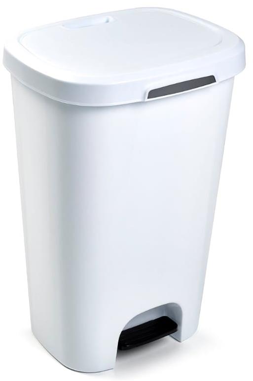 Plastic Forte Koš na odpad 50 l pedálový bíly
