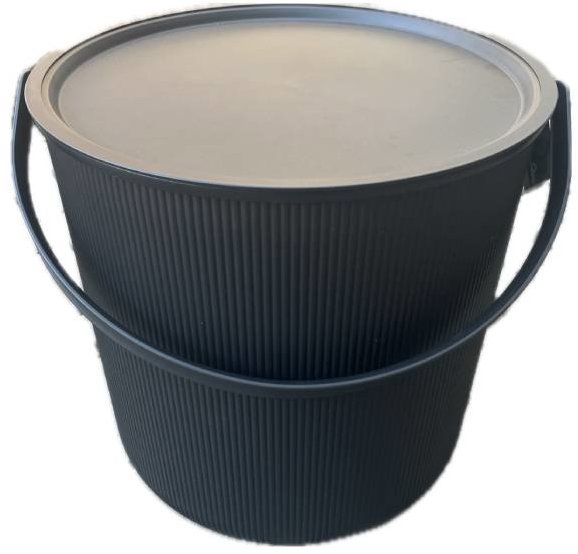 Plast Team Univerzální koš s víkem 53 l černý