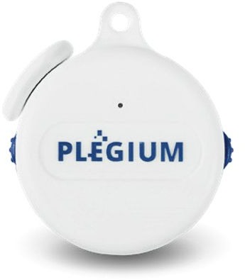Plegium Smart Emergency Button Wearable – chytrý osobní alarm, bílý