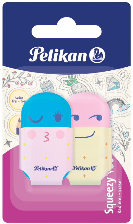 PELIKAN Squeezy You - balení 2 ks (náhodné motivy)