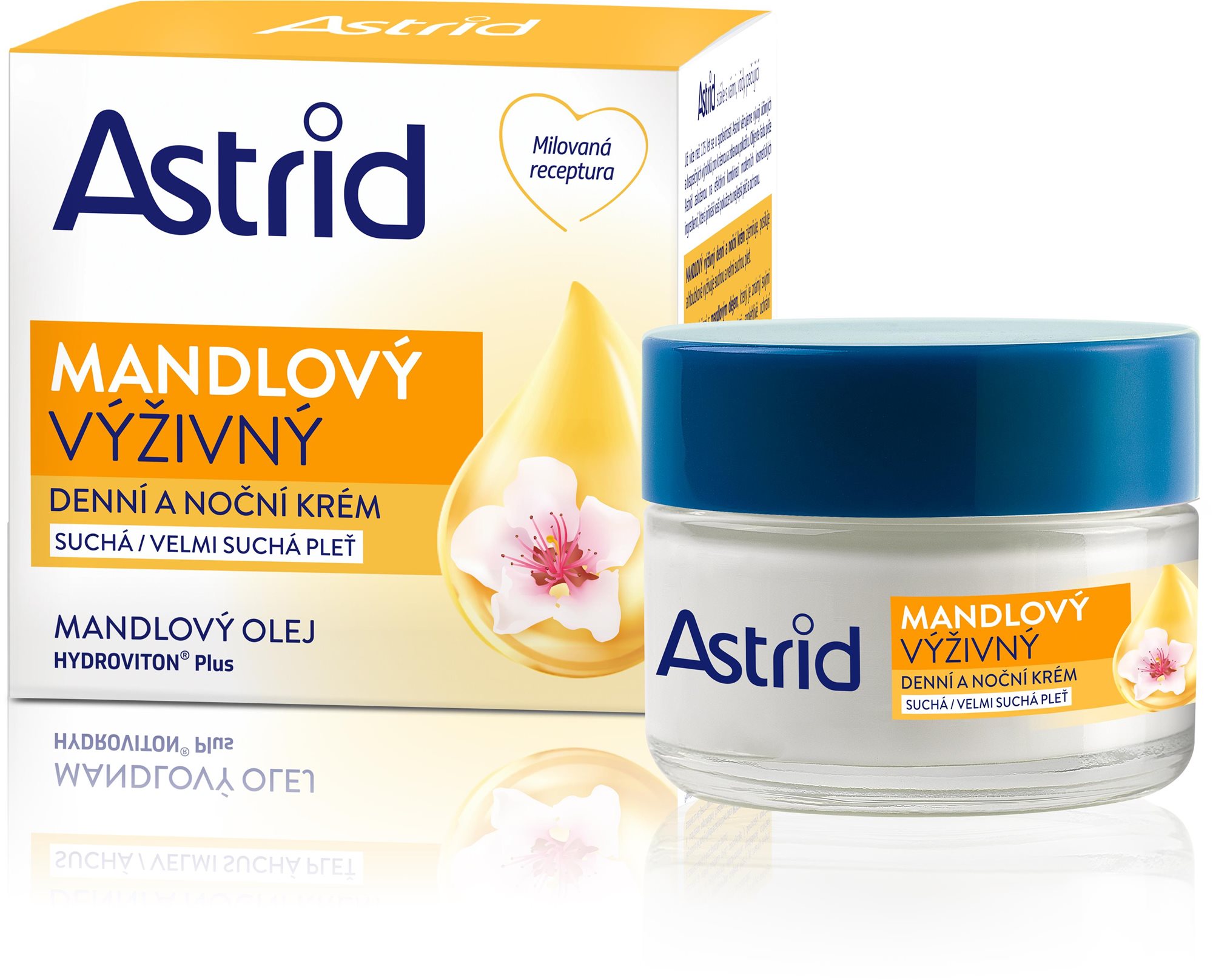 ASTRID Mandlový Výživný Denní a noční krém 50 ml