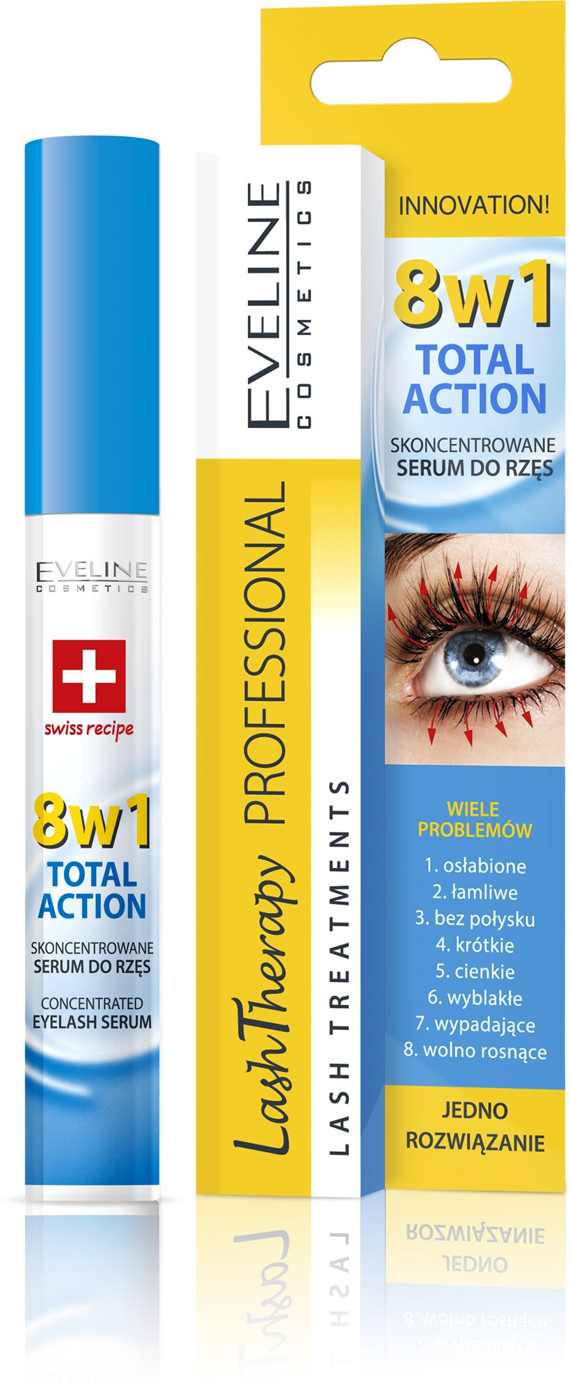 EVELINE COSMETICS Total 8in1 Eyelash Serum 10 ml