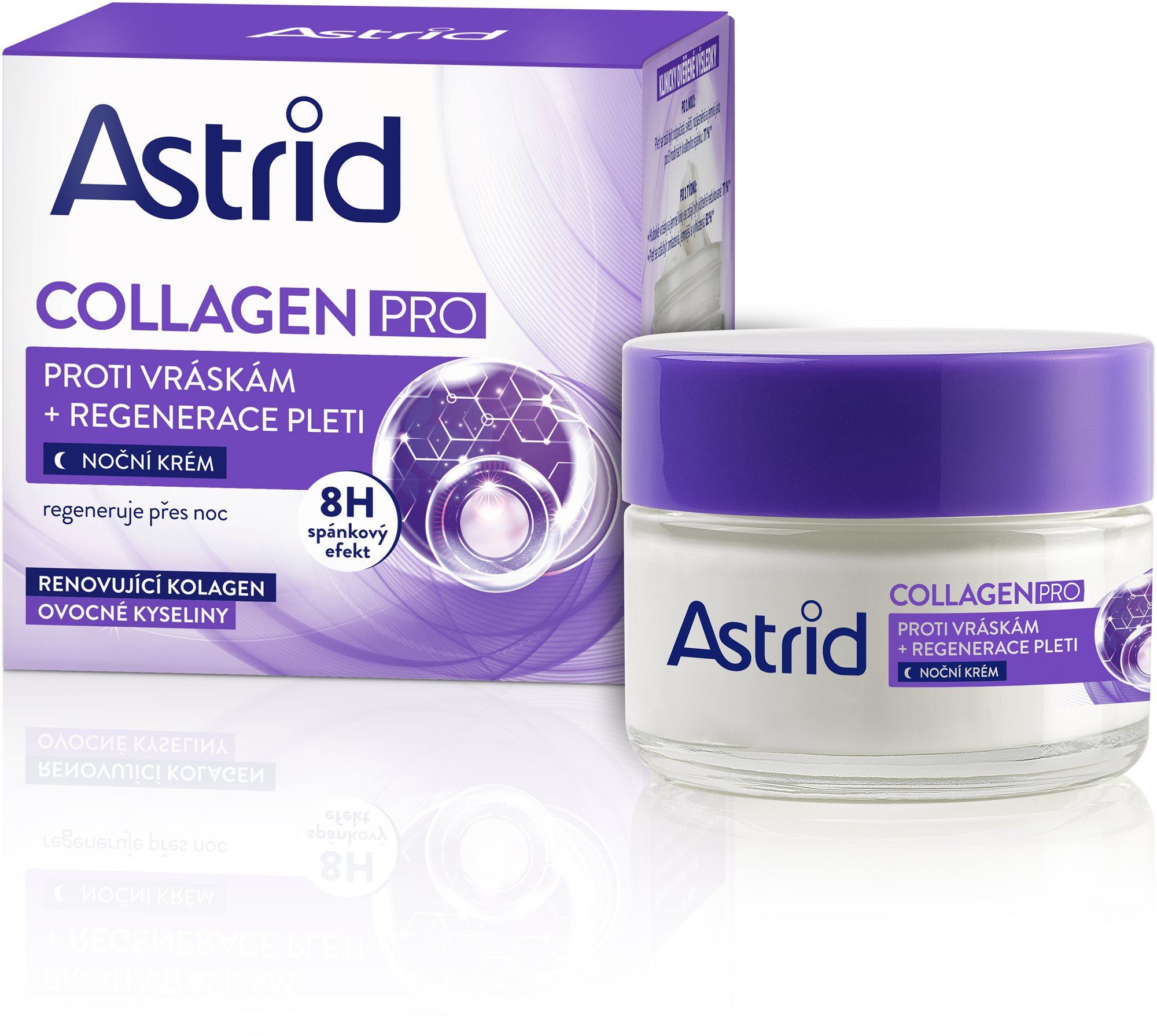 ASTRID Collagen Pro Noční krém proti vráskám 50 ml