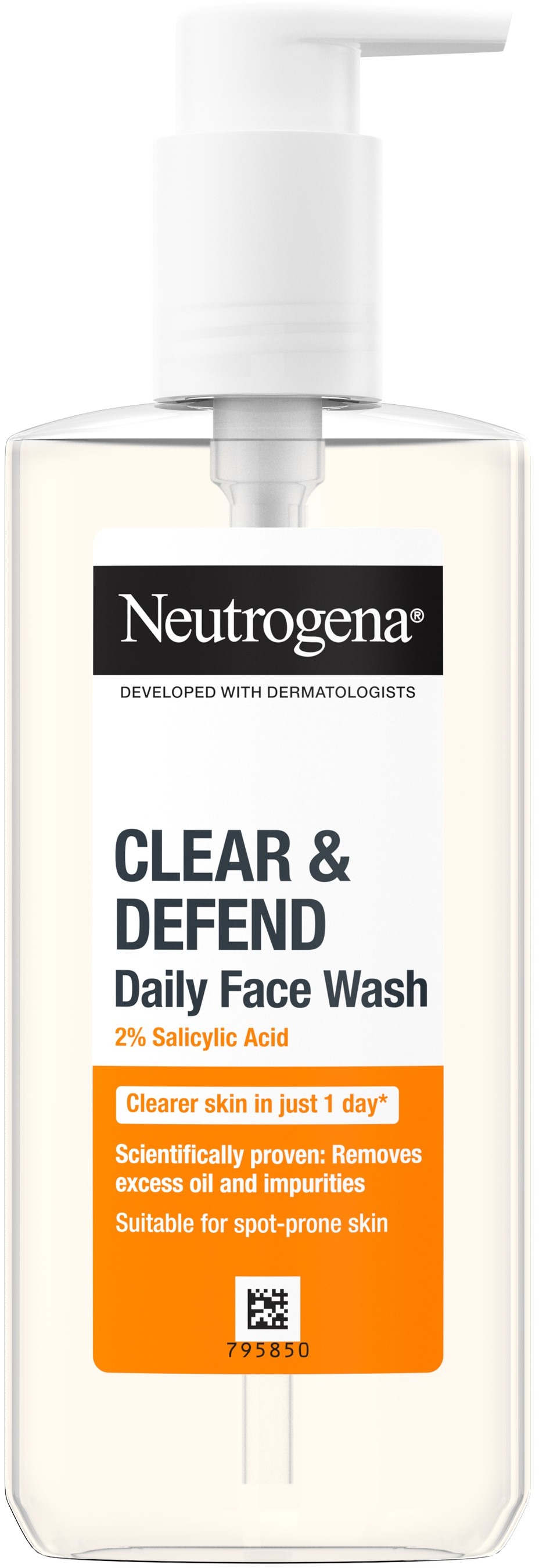 NEUTROGENA Clear & Defend Daily Face Wash 200 ml