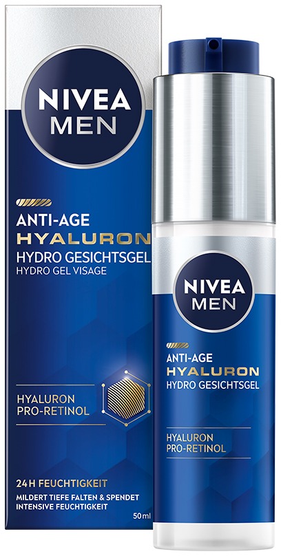 NIVEA MEN Hyaluron Anti-Age Face Gel 50 ml