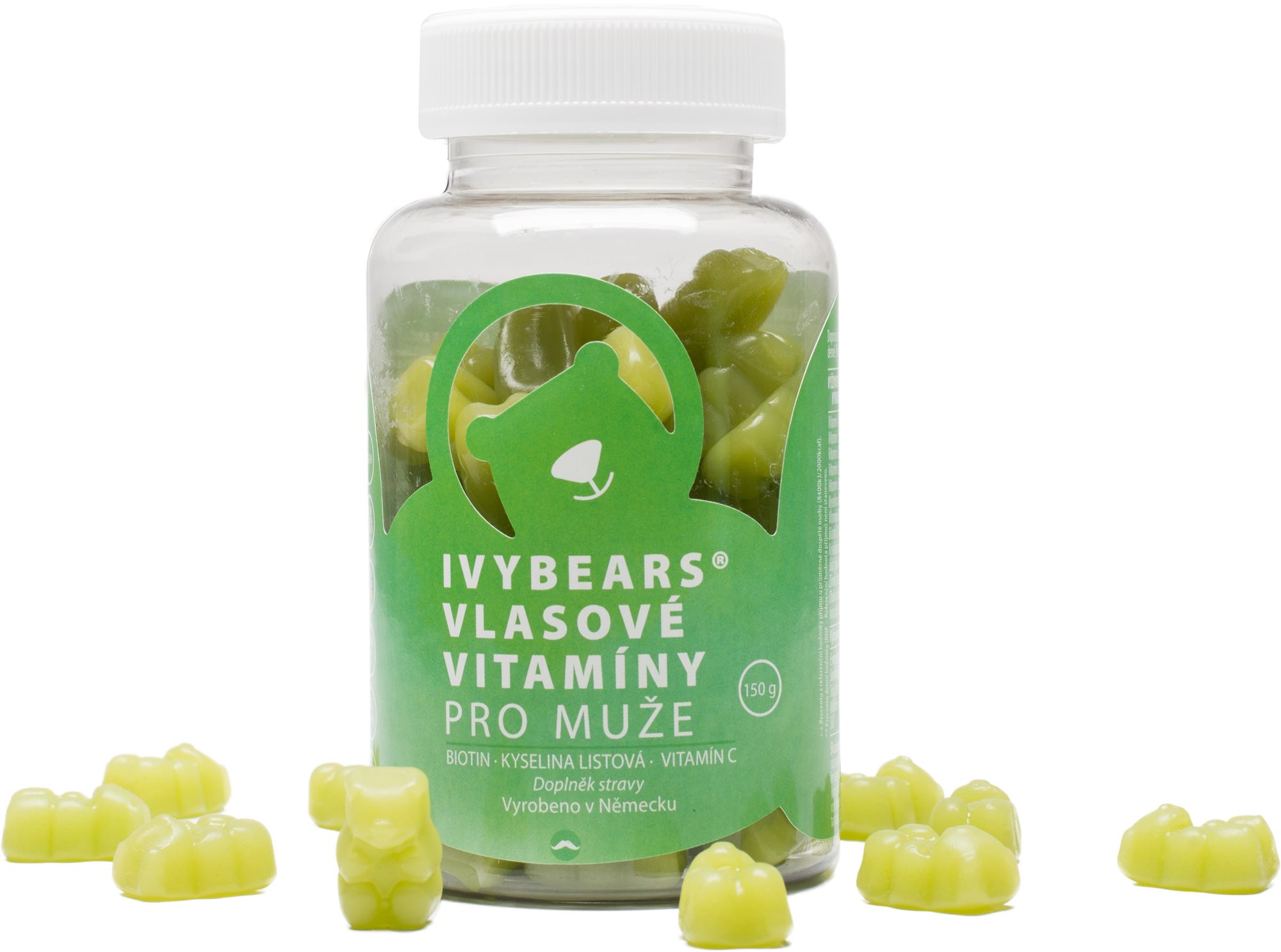 IVYBEARS Vlasové vitamíny pro muže 60 ks