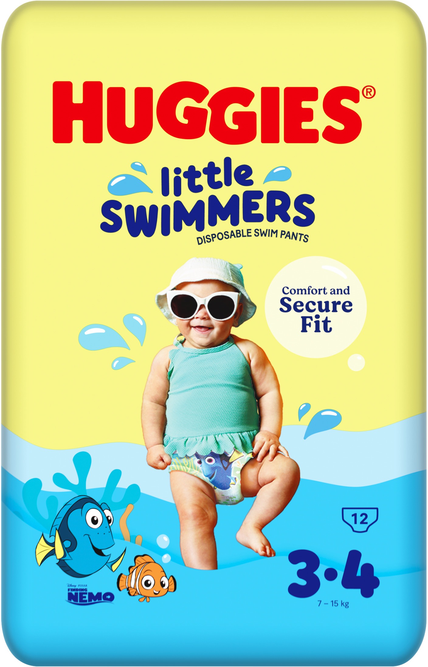 HUGGIES Little Swimmers vel. 3/4 (12 ks)
