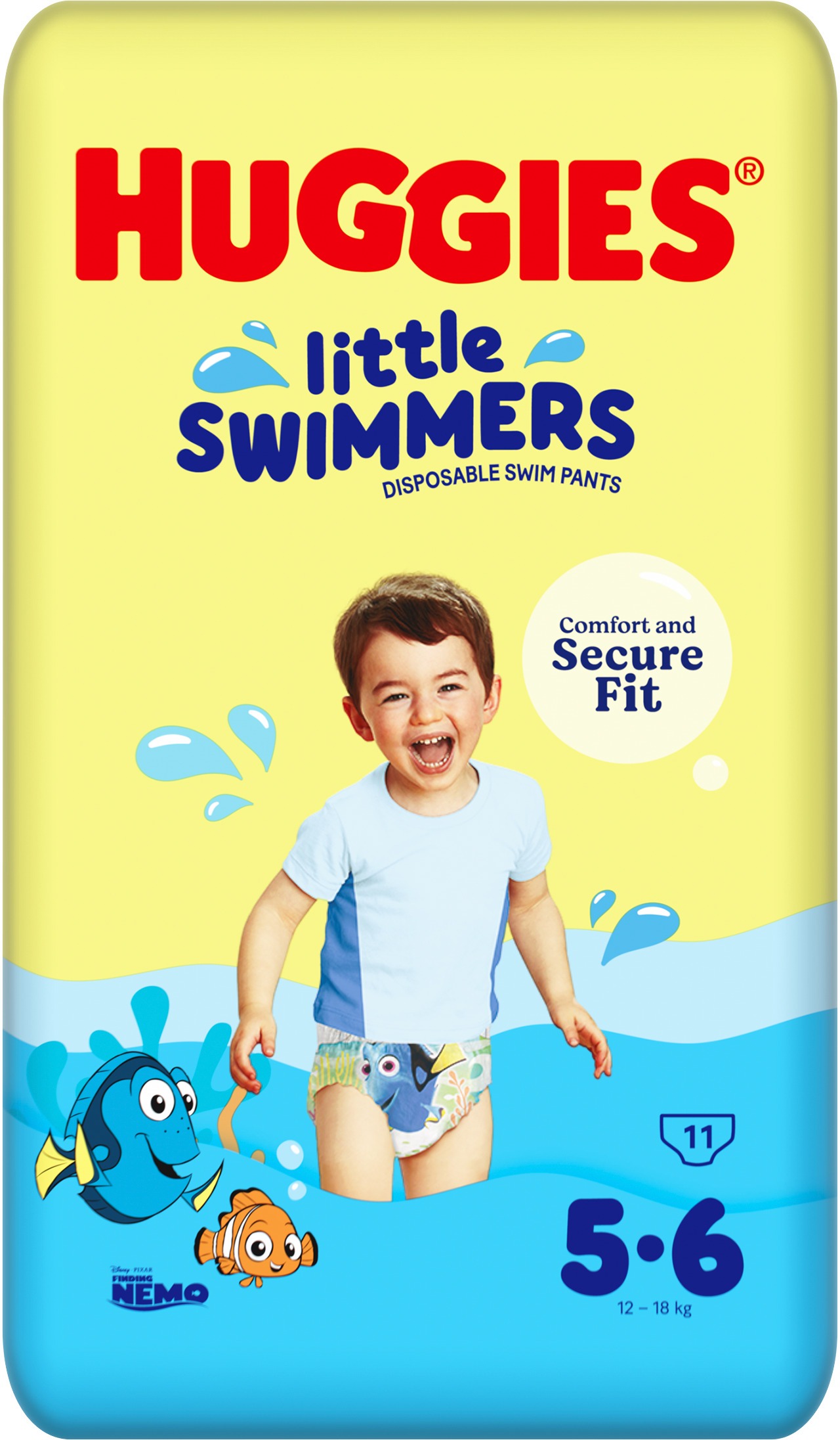 HUGGIES Little Swimmers vel. 5/6 (11 ks)