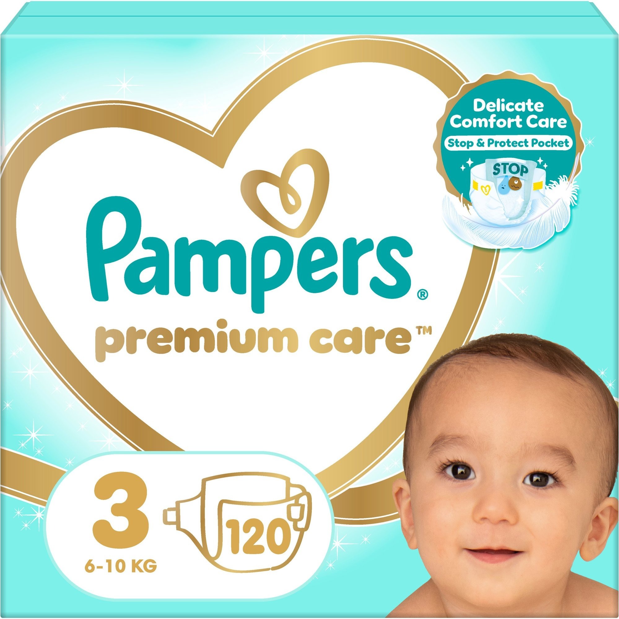 PAMPERS Premium Care Midi vel. 3 (120 ks)