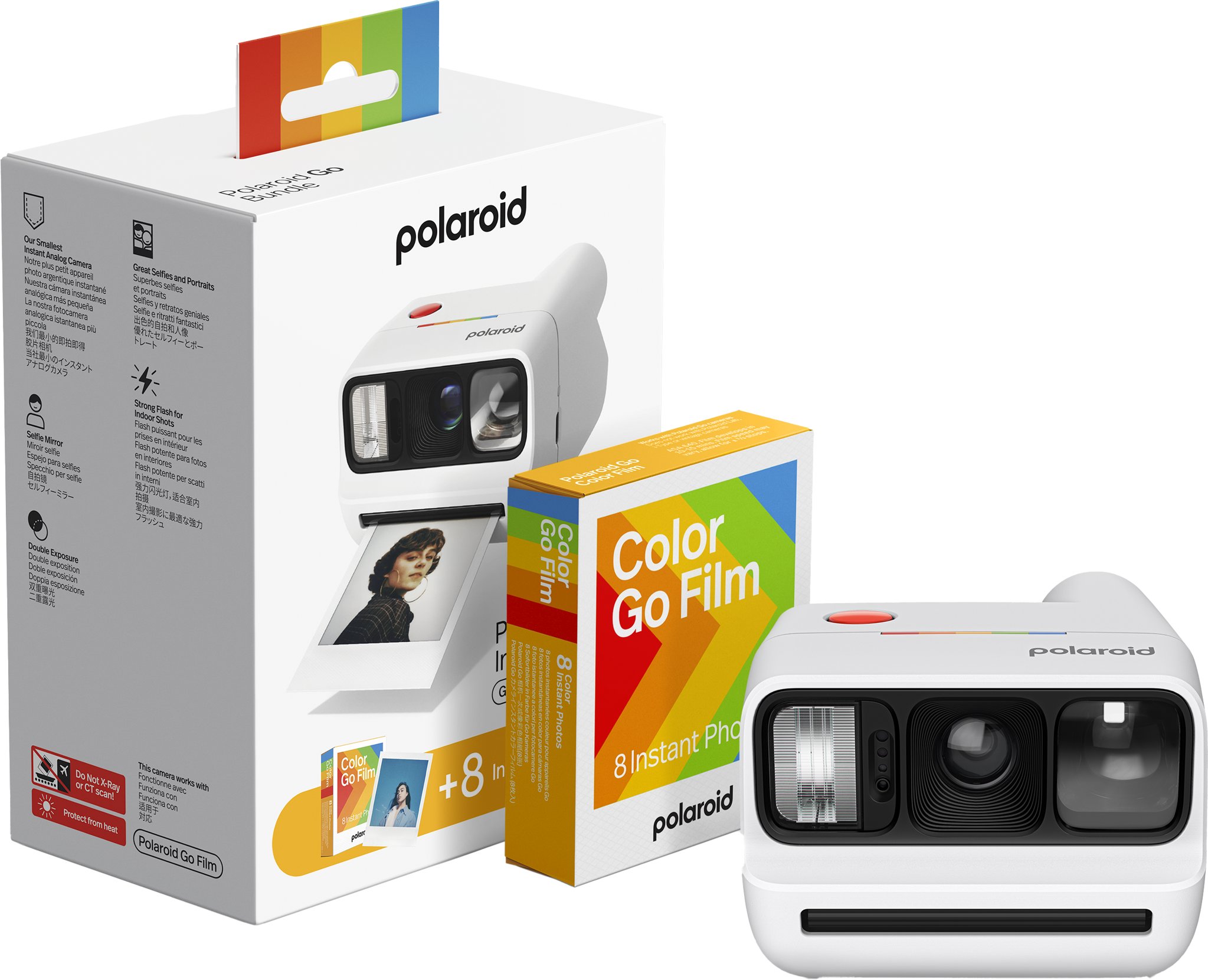 Polaroid Go Gen 3 White + Color Film Bundle (8 fotografií)