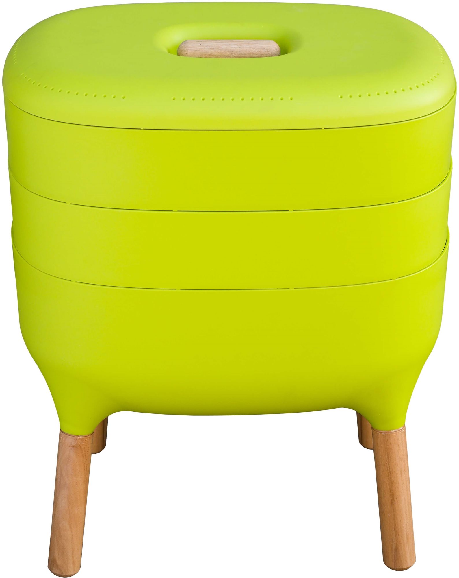 PLASTIA Vermikompostér URBANLIVE, 50.5 x 60.5 x 38 cm, světle zelený