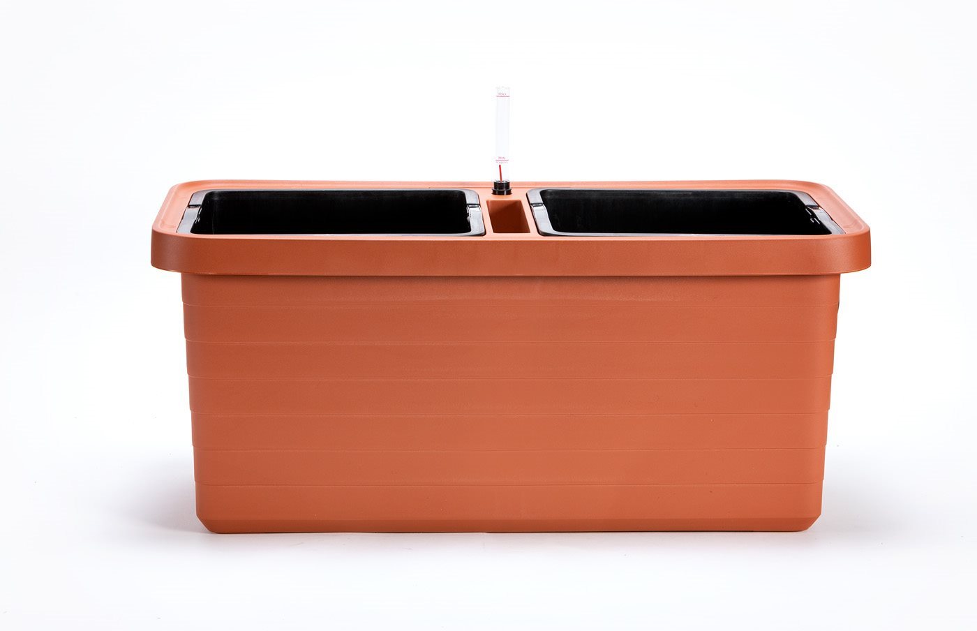 PLASTIA Truhlík samozavlažovací BERBERIS DUO, terakota