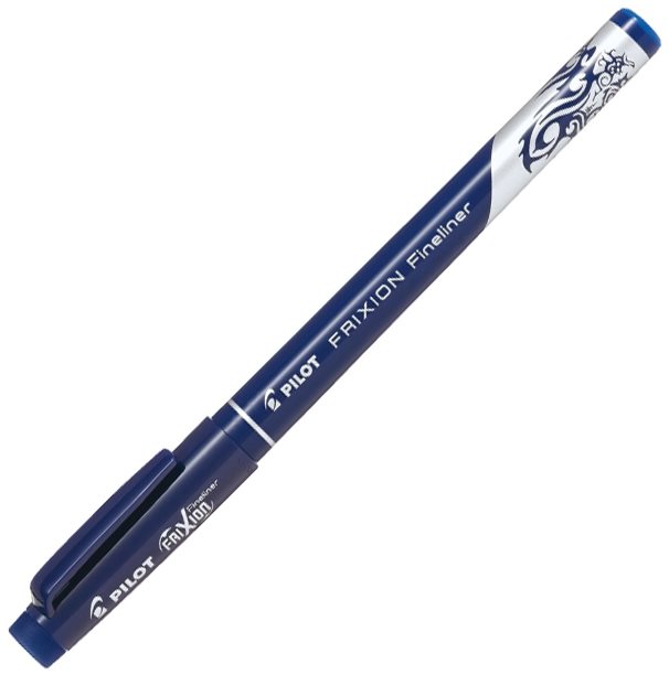 PILOT FriXion Fineliner 0.45 mm, modrý