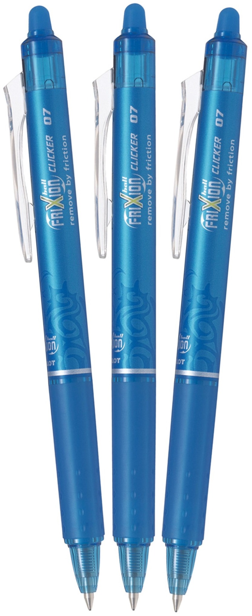 PILOT FriXion Clicker 05 / 0.25 mm - světle modré balení 3 ks