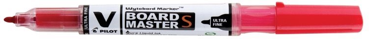 PILOT V-Board Master UF 0.8 mm, BeGreen, červený