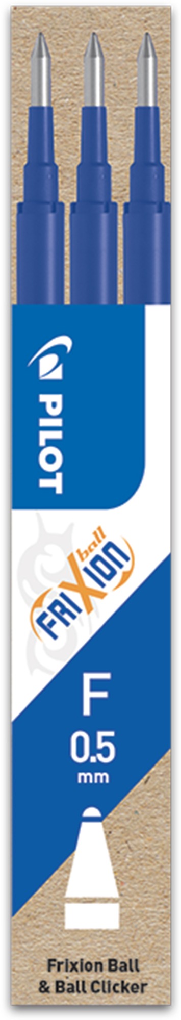 PILOT FriXion 05 / 0.25 mm, modrá - balení 3 ks
