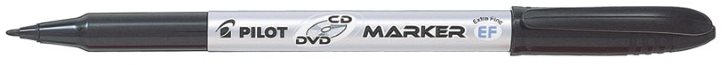 PILOT Marker CD a DVD 0.6 mm, BeGreen, černý