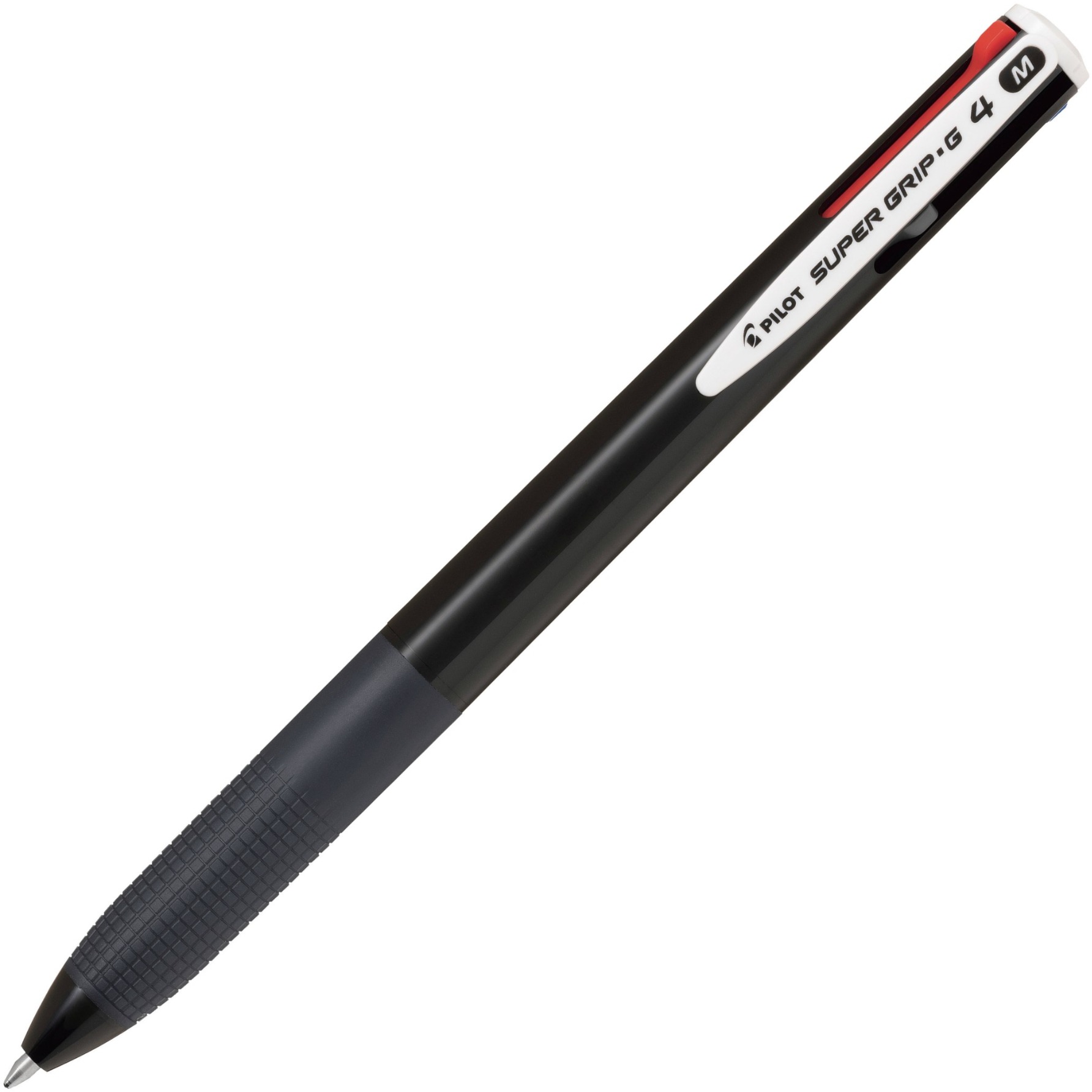 Propiska PILOT Super Grip-G4 KP M 0.27 mm, 4barevka, černé