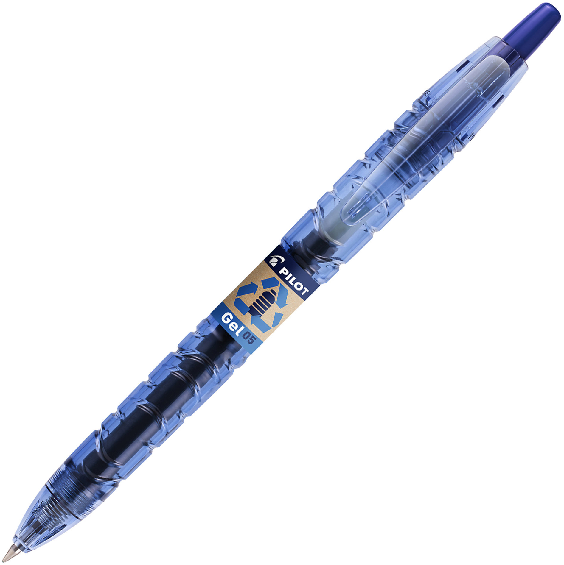 PILOT B2P Gel 05 / 0.25 mm, modré - profesionální psací pero