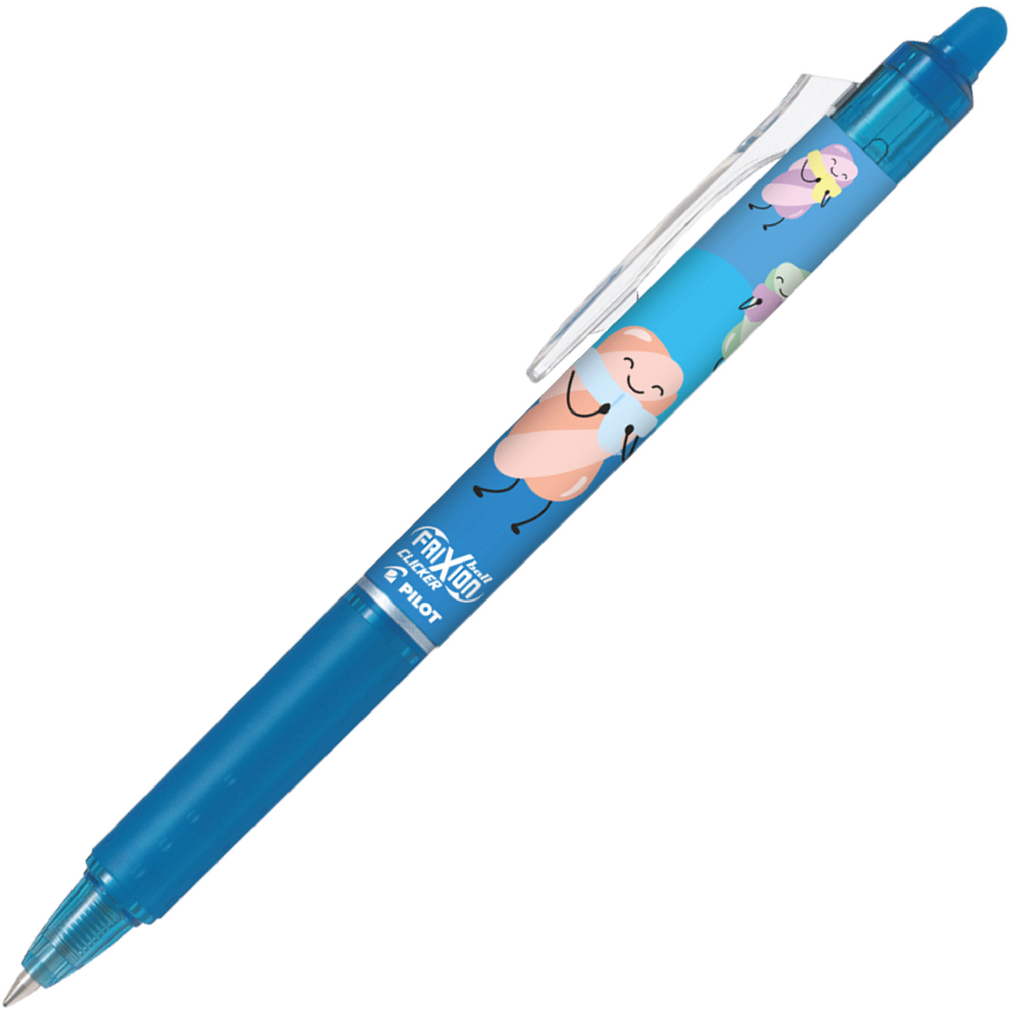 PILOT FriXion Clicker Sweet Paradise 07 / 0.35 mm, světle modré