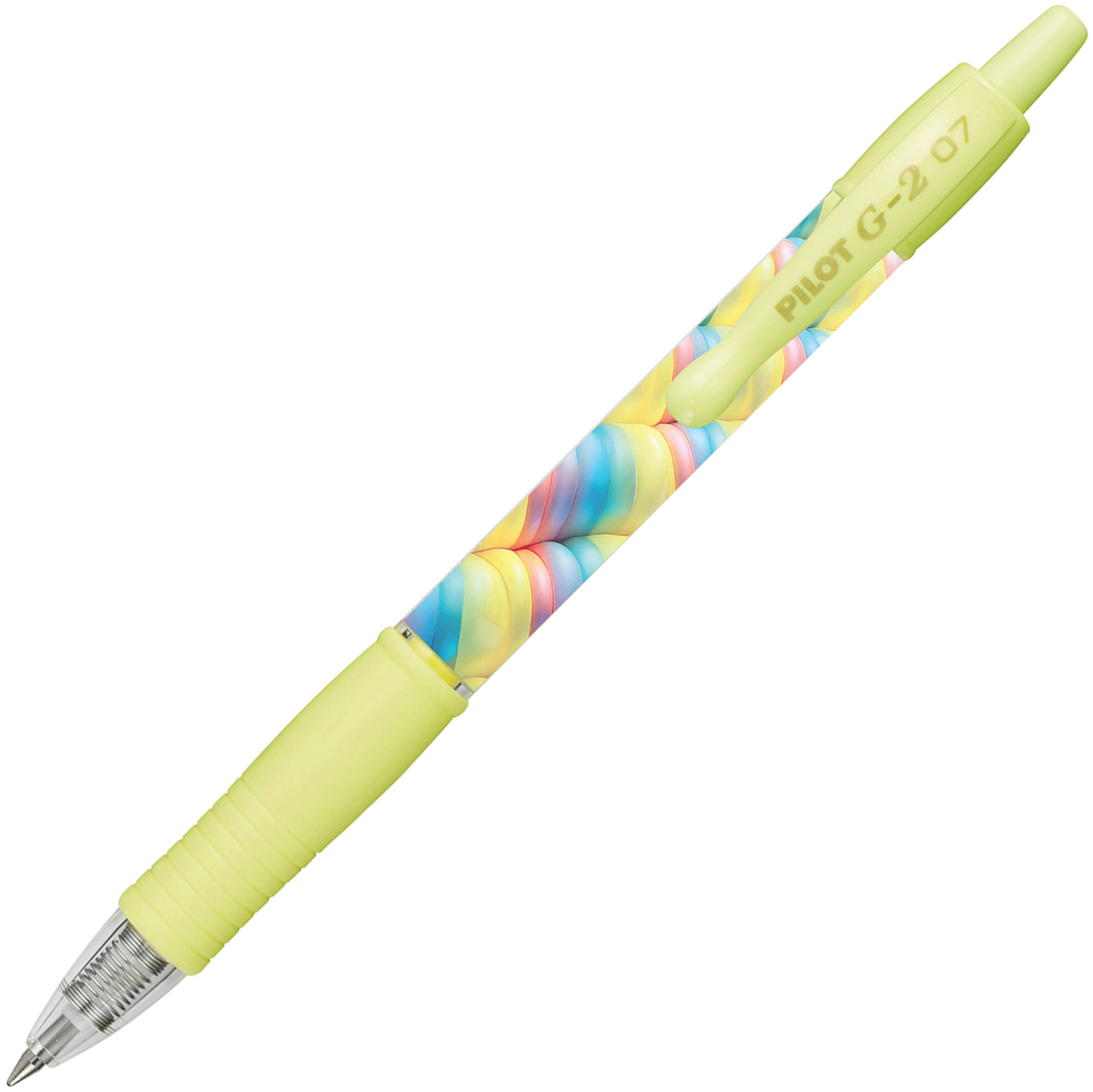Psací pero PILOT G-2 Flow 07 / 0.32 mm, žluté
