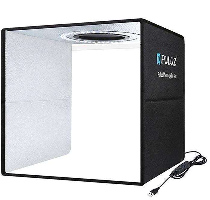 PULUZ Studio foto box s LED osvětlením 30 cm, černý