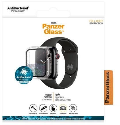 PanzerGlass Full Protection pro Apple Watch 4/5/6/SE 44mm (čirý rámeček)