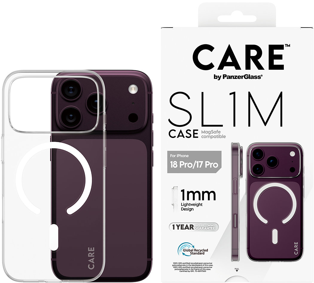 PanzerGlass CARE kryt Apple iPhone 18 Pro/17 Pro SL1M MagSafe čirý