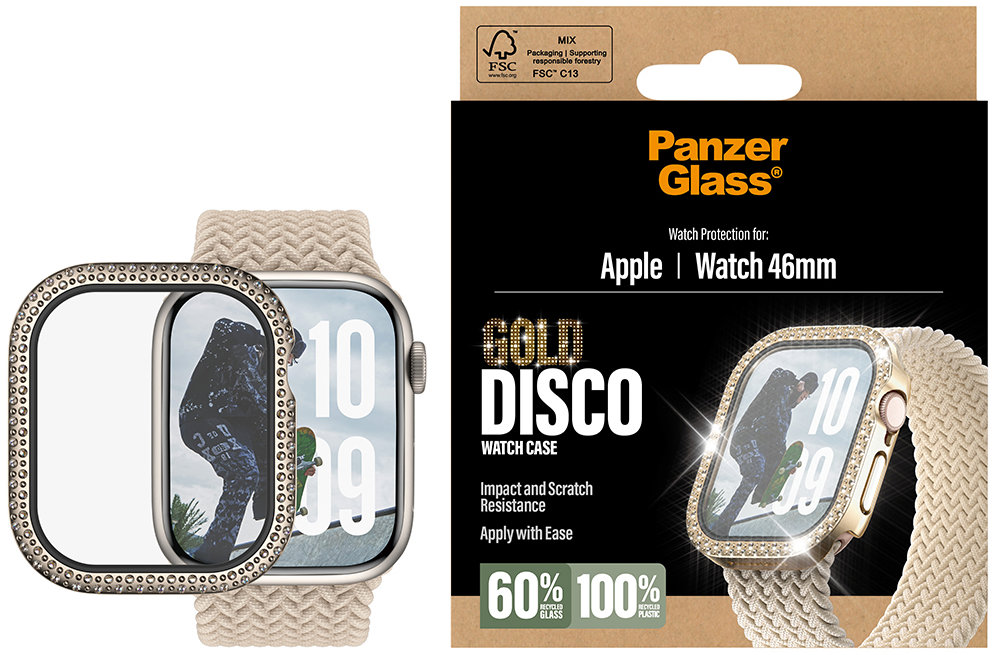 PanzerGlass Apple Watch 11/10 46 mm s ochranným sklem
