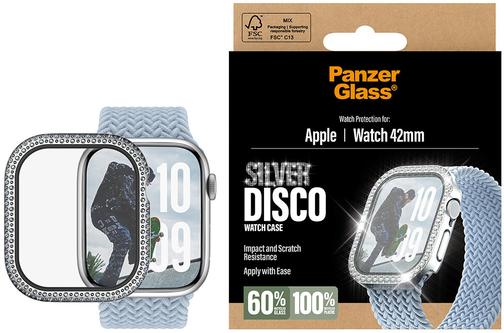 PanzerGlass Apple Watch 11/10 42 mm s ochranným sklem