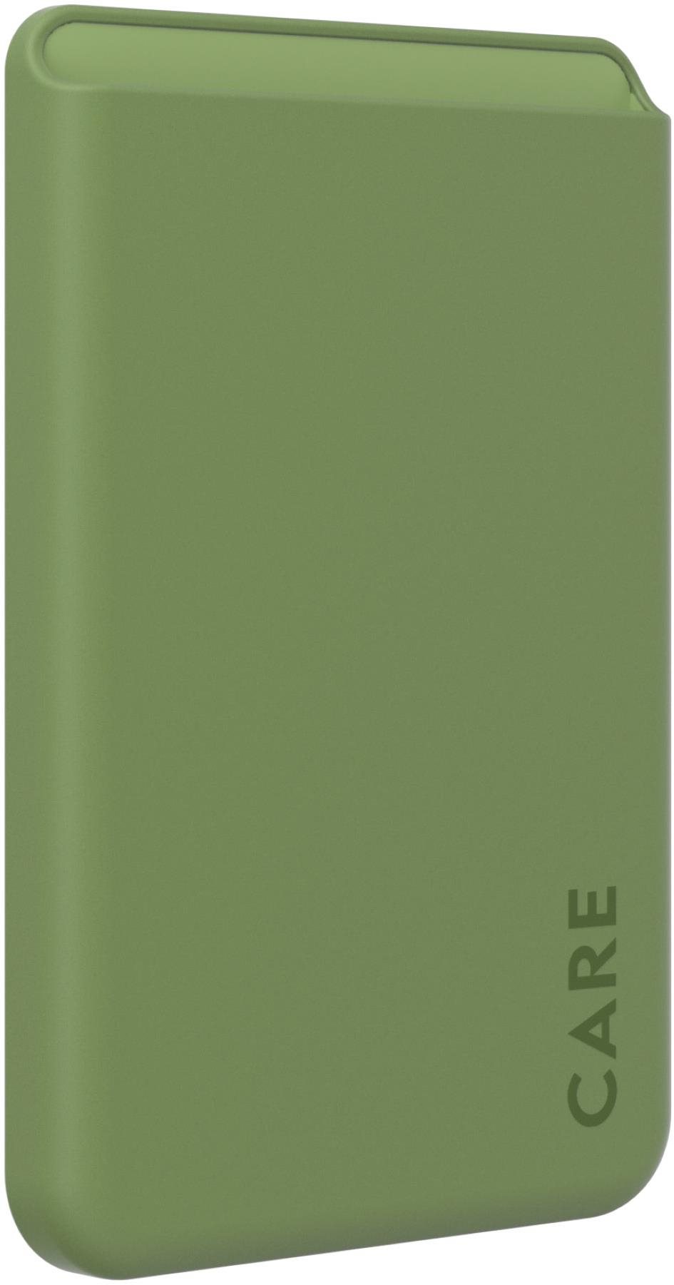 PanzerGlass CARE Apple MagSafe RFID CardHolder zelené pouzdro na platební karty