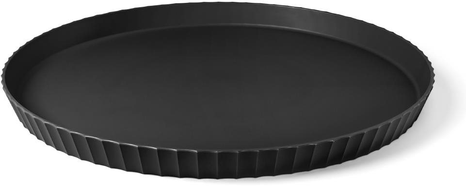 Blim Plus Servírovací tác kulatý Atena L VS5-010 Carbon Black, 40 cm