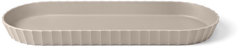 Blim Plus Servírovací tác oválný Minerva M VS6-319 Moka Grey, 37,5 cm