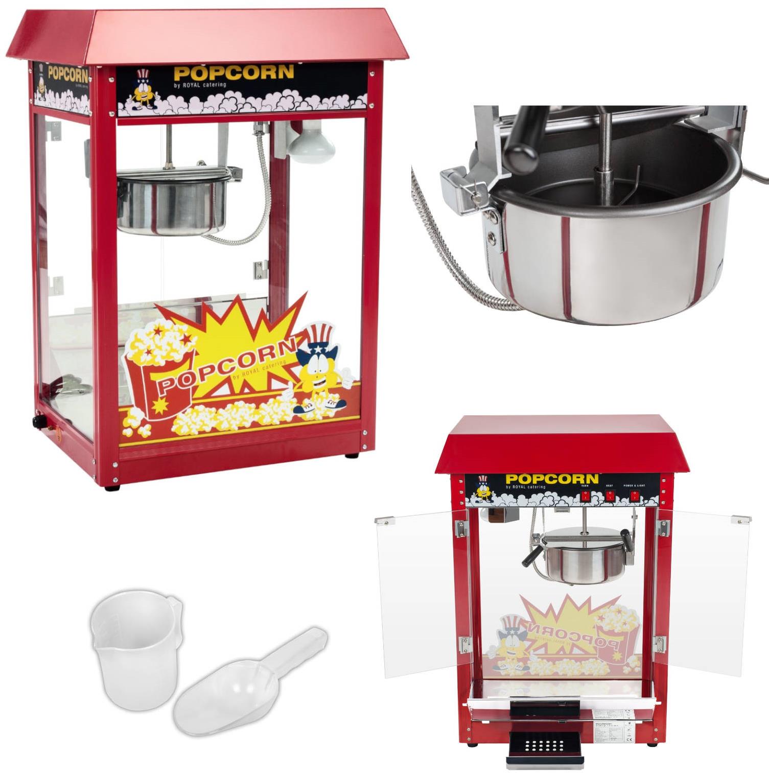 Royal Catering Bar červený stroj na popcorn