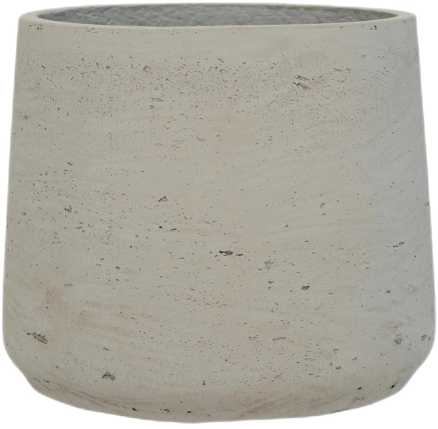 POTTERY POTS Květináč Patt Grey Washed XL - průměr 23 cm / V 19,5 cm
