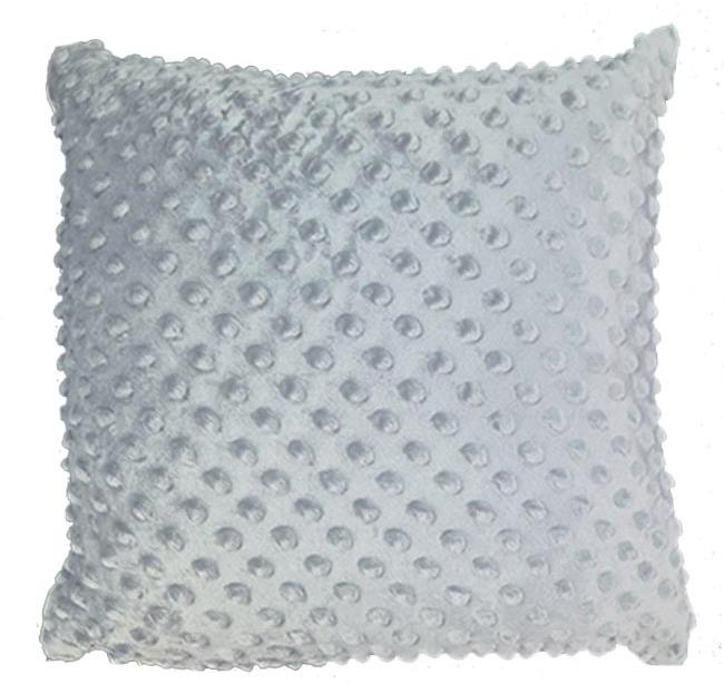 4sleep Povlak na polštář 40 × 40 na zip Minky světle šedý